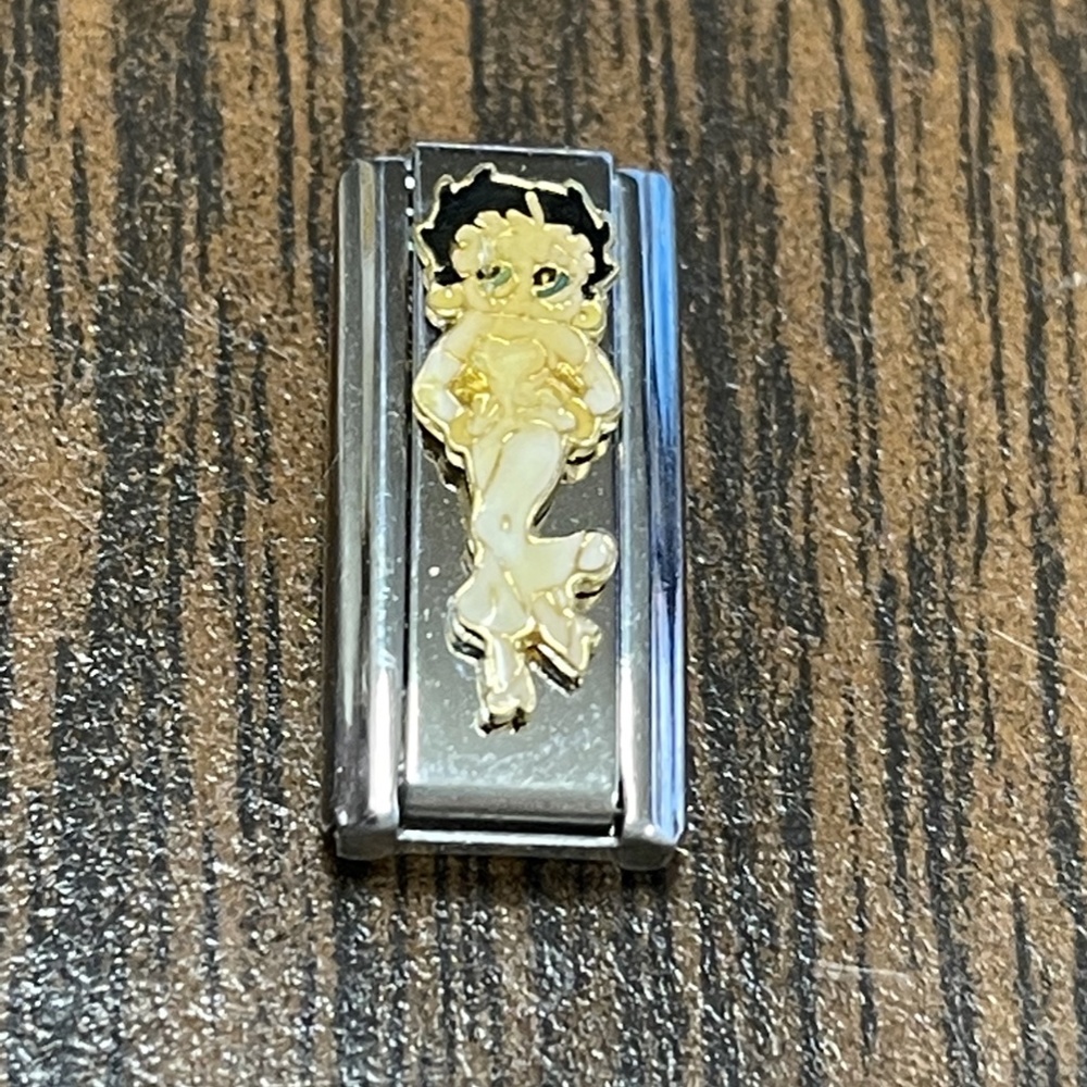 Betty Boop Superlink  Italian Charm Bracelet